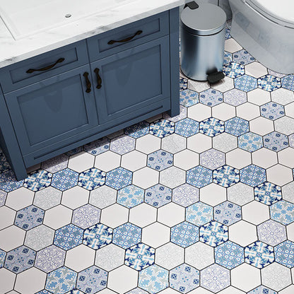 Vivolux | Multi-Tonal Stil Vinyl Plankenboden Peel and Stick Porzellanfliesen Look PVC Bodenbelag