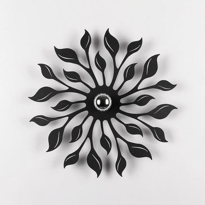 Vivolux | Zwarte Afwerking Blossom Wandlamp Licht Nordic LED Metalen Wandgemonteerde Lamp voor Woonkamer