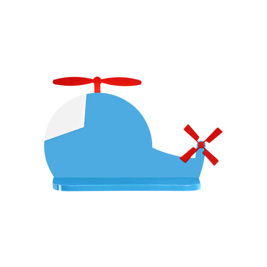 Vivolux | Airplane Wandverlichting Cartoon Metaal LED Blauwe Wandlamp in Wit/3 Kleuren Licht voor Kinderkamer