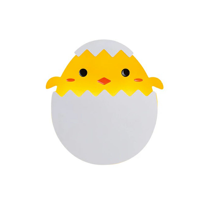 Vivolux | Eggette/Dino Wandverlichting Cartoon Acryl LED Groen/Geel Wandlamp in Wit/Warm Licht voor Kinderen Bedside