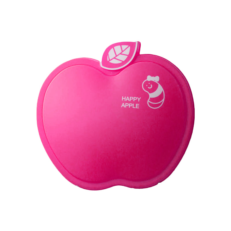 Vivolux | Apple-Like Wandverlichting Cartoon Plastic Wit/Roze/Geel LED Wandlamp met Klein Wormpatroon