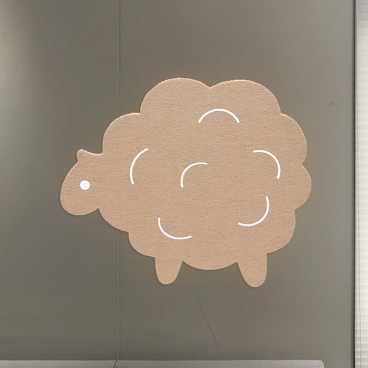 Vivolux | Vilt Schaap/Den Baum/Luftschiff Wandlamp Sconces Cartoon LED Wandmontage Lichtarmatuur in Roze/Groen/Blauw voor Kinderkamer
