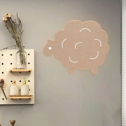Vivolux | Vilt Schaap/Den Baum/Luftschiff Wandlamp Sconces Cartoon LED Wandmontage Lichtarmatuur in Roze/Groen/Blauw voor Kinderkamer