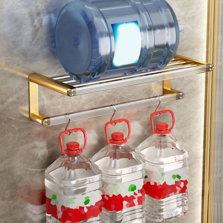 Vivolux | Modernes Goldenes Badezimmerzubehör Einzelstück oder im Set mit Badregal