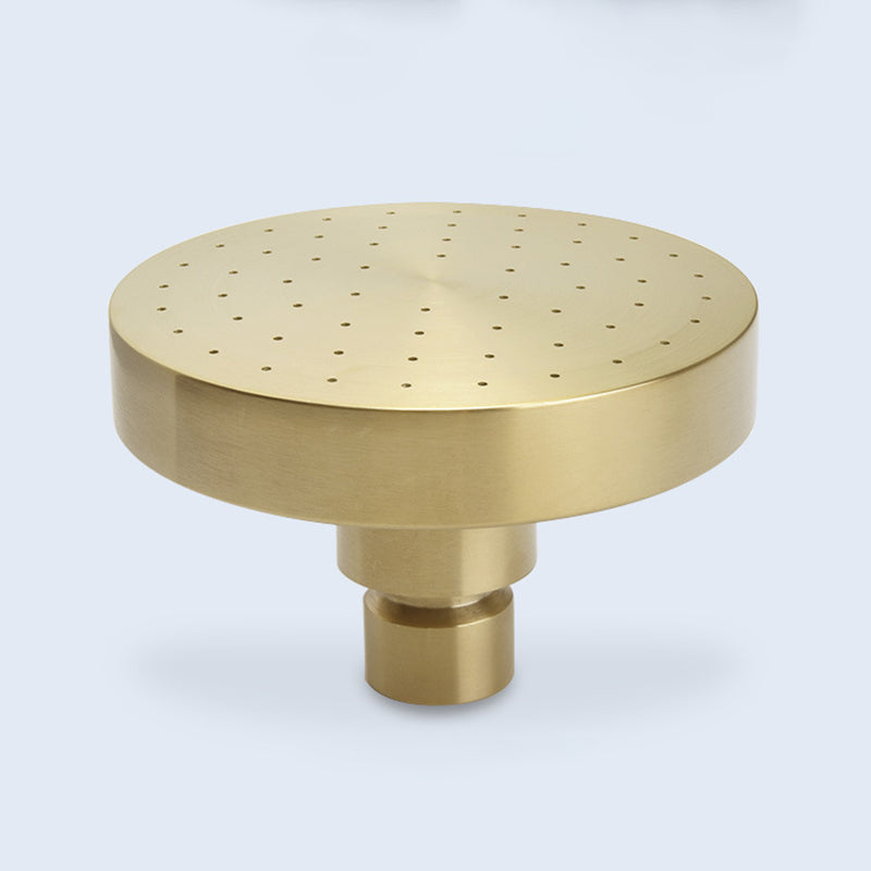 Vivolux | Edelstahl Duschkombination Runder Festduschkopf mit Duscharm