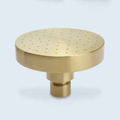 Vivolux | Edelstahl Duschkombination Runder Festduschkopf mit Duscharm