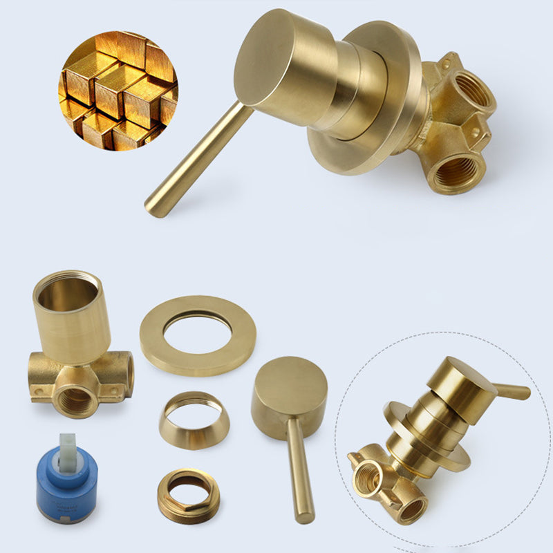 Vivolux | Edelstahl Duschkombination Runder Festduschkopf mit Duscharm