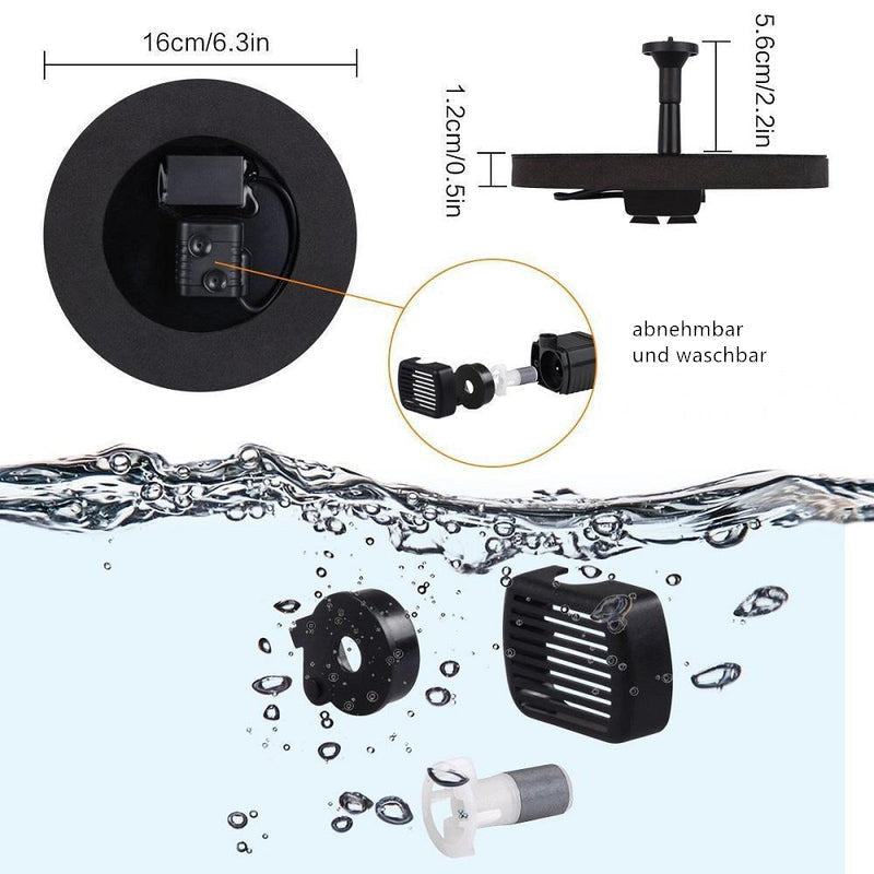 Vivolux |  Solar Springbrunnen Pumpe