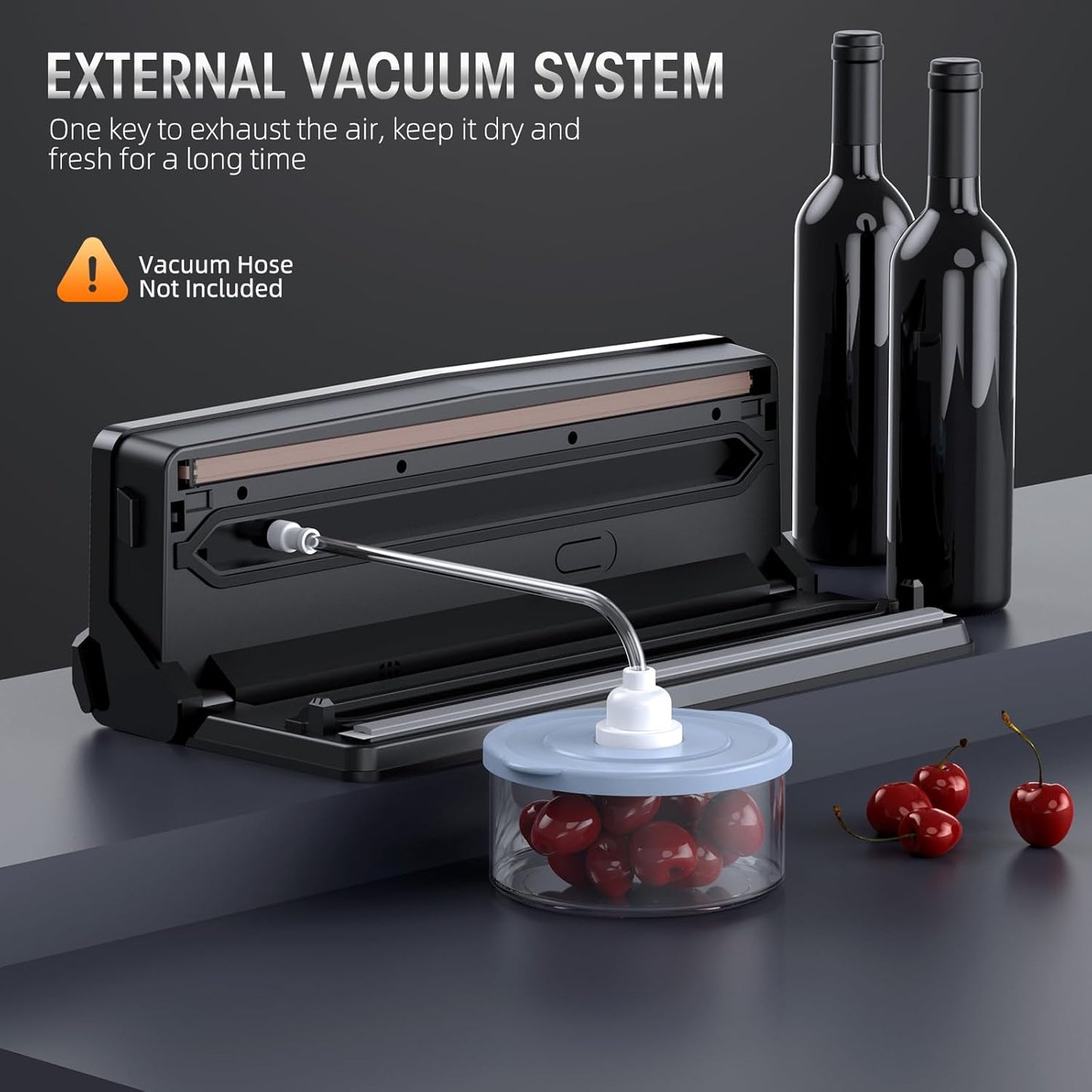 Vivolux | 8-in-1 Vakuumiergerät mit eingebautem Schneider