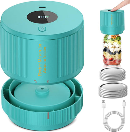 Vivolux | Elektrisches Mason Jar Vakuumierer Set - Bewahre Frische Schnell!