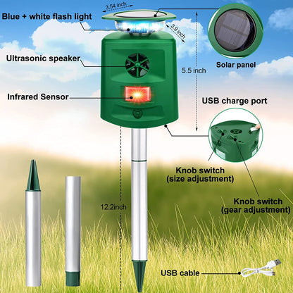 Vivolux | Solar-Ultraschall-Repeller