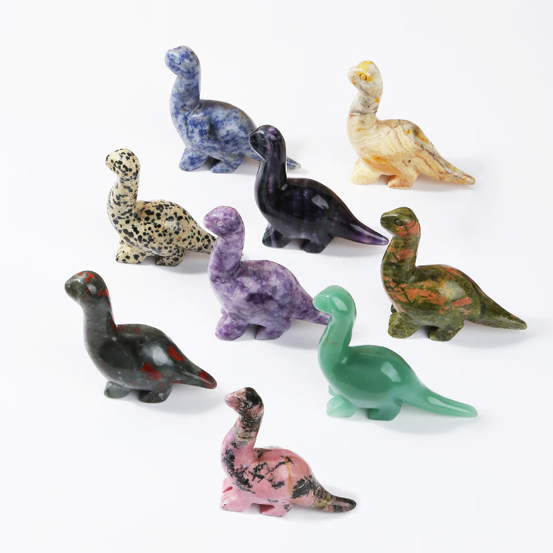 Vivolux | Frendorf 2,5 Zoll Kristall Dinosaurier Zuhause Dekoration Edelstein Deko