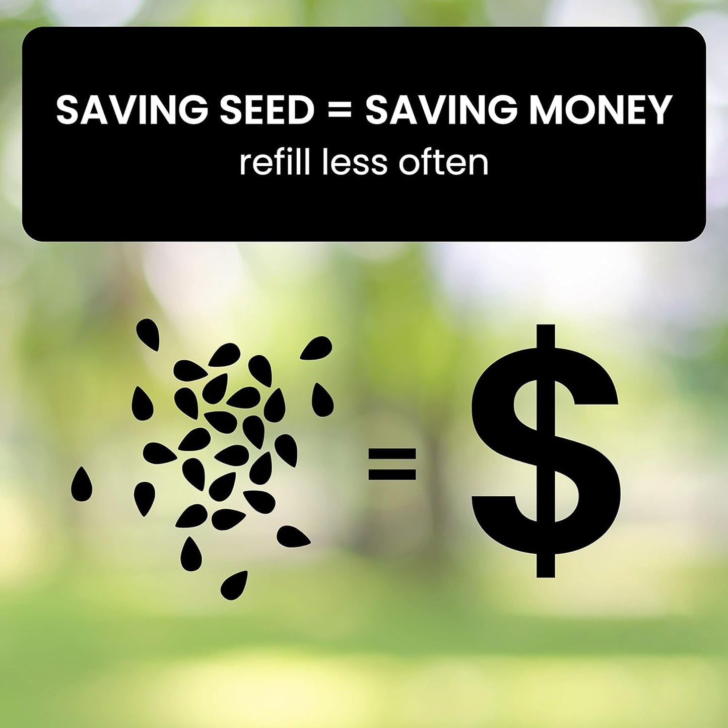 Vivolux | Vogelfutterspender Hängend Metall Eichhörnchen-sicher Rohr