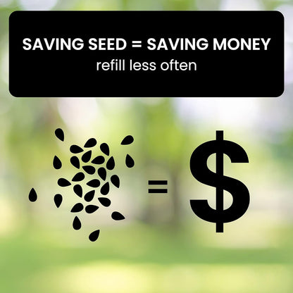 Vivolux | Vogelfutterspender Hängend Metall Eichhörnchen-sicher Rohr