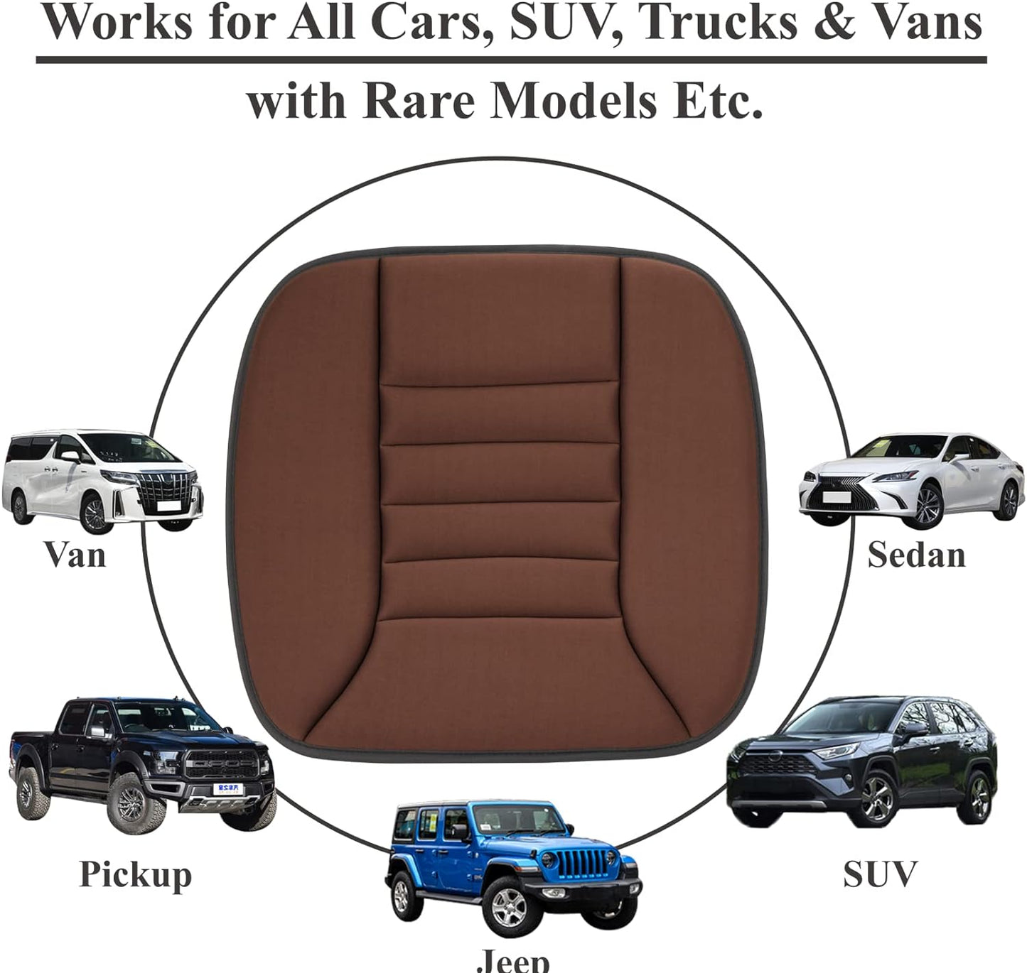 Vivolux | Komfort Memory Foam Autositzkissen