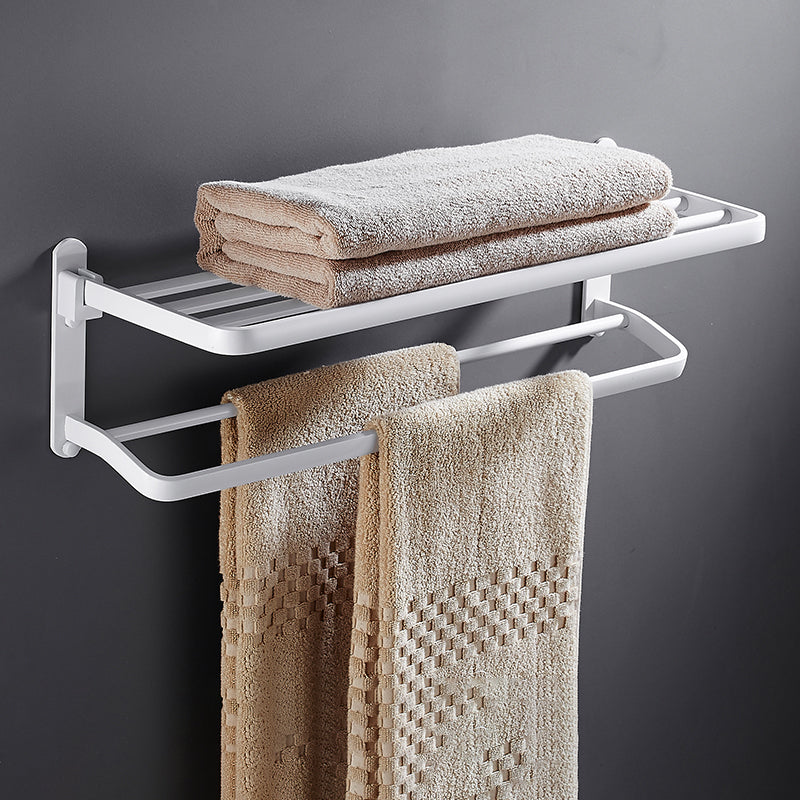 Vivolux | Weißes Badezimmerzubehör Hardware-Set Modernes Badezimmerzubehör-Set, Handtuchhalter