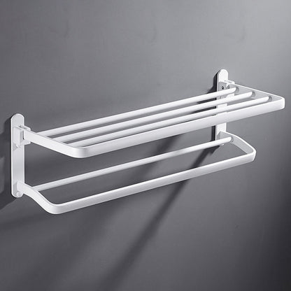 Vivolux | Weißes Badezimmerzubehör Hardware-Set Modernes Badezimmerzubehör-Set, Handtuchhalter