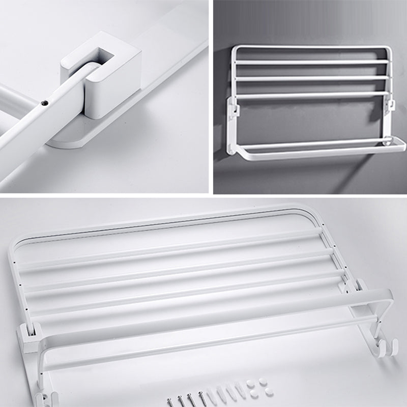 Vivolux | Weißes Badezimmerzubehör Hardware-Set Modernes Badezimmerzubehör-Set, Handtuchhalter