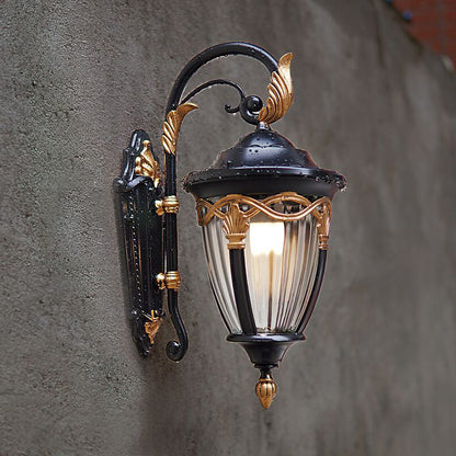 Vivolux | 1 Licht Eik Wandlamp Boerderij Zwarte Afwerking Helder Prismatic Glas Wandverlichting Ideeën