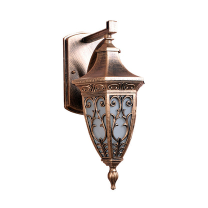 Vivolux | Aluminium Rost Sconces Beleuchtung Urn-Form 1-Licht Landhaus Wandlampe Leuchte