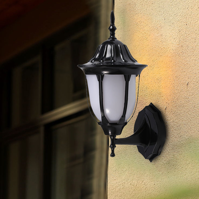 Vivolux | Schwarze Ausführung 1 Kopf Wandmontierte Lampe Lodges Weiße Plastik Schwein Käfig Wandleuchte Beleuchtung für Passage