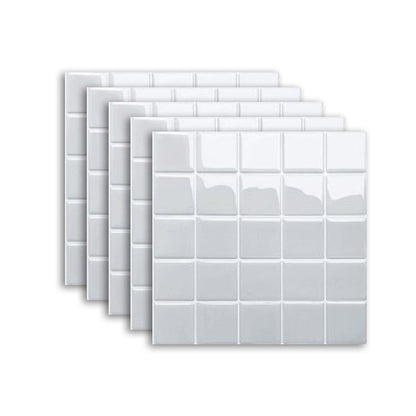 Vivolux | Weiße Mosaik Peel & Stick Fliese Wasserfeste Küchenrückwand Tapete
