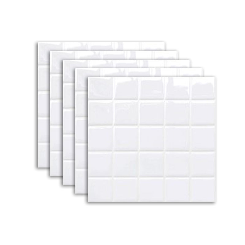 Vivolux | Weiße Mosaik Peel & Stick Fliese Wasserfeste Küchenrückwand Tapete