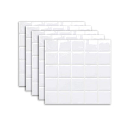 Vivolux | Weiße Mosaik Peel & Stick Fliese Wasserfeste Küchenrückwand Tapete