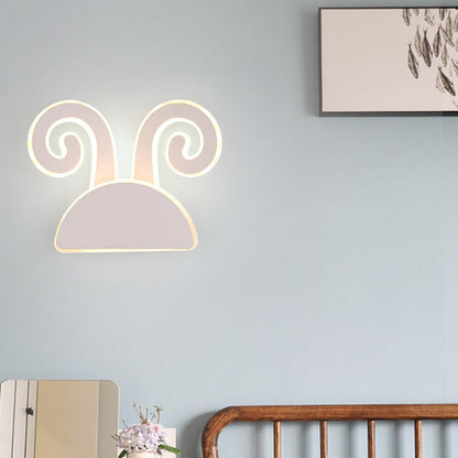 Vivolux | Witte Afwerking Konijn Wandlamp Dier Schattig Acryl LED Wandlamp voor Gang Kinder slaapkamer