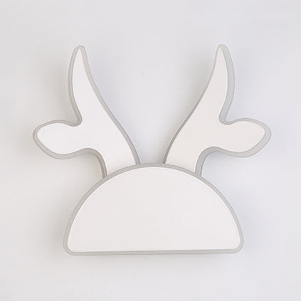 Vivolux | Witte Afwerking Konijn Wandlamp Dier Schattig Acryl LED Wandlamp voor Gang Kinder slaapkamer