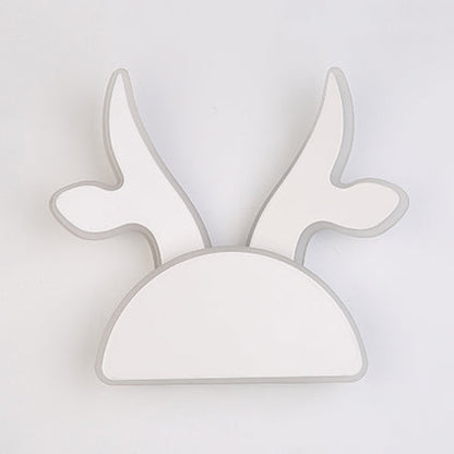 Vivolux | Witte Afwerking Konijn Wandlamp Dier Schattig Acryl LED Wandlamp voor Gang Kinder slaapkamer