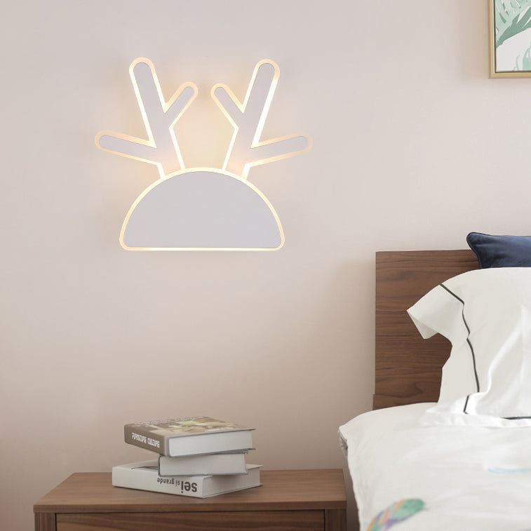 Vivolux | Witte Afwerking Konijn Wandlamp Dier Schattig Acryl LED Wandlamp voor Gang Kinder slaapkamer
