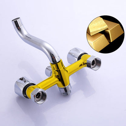 Vivolux | Chrom Badarmatur Trim Wandmontierte Schwenkarmatur mit Handbrause