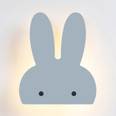 Vivolux | Bunny Head LED Wandleuchte Tier Holz Wandleuchte Beleuchtung für Spielzimmer Kinderzimmer