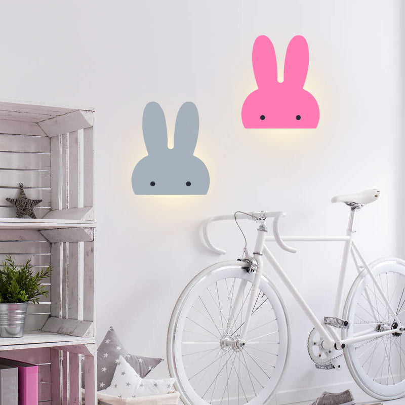 Vivolux | Bunny Head LED Wandleuchte Tier Holz Wandleuchte Beleuchtung für Spielzimmer Kinderzimmer