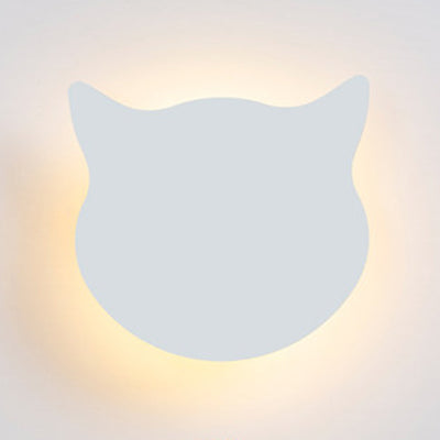 Vivolux | Dier Kat Hoofd Wandlamp Hout LED Wandlamp Licht in Snoepkleuren voor Kinderkamer