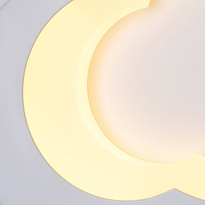 Vivolux | Integrierte LED-Cartoon-Wandmontage-Leuchte Moderne einfache Acryl-Wandbeleuchtung in Weiß