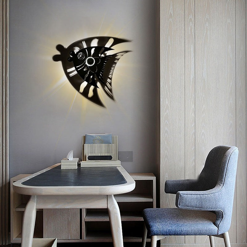 Vivolux | Acryl Holle Vis Wandlamp Verpleegruimte Enkele Lamp Moderne Schattige Wandlamp