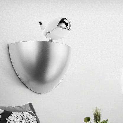 Vivolux | Zilver/Goud Birdie Wandlamp Kinderen Aluminium LED Wandlamp Lichtarmatuur met Kwart Sphere Stand