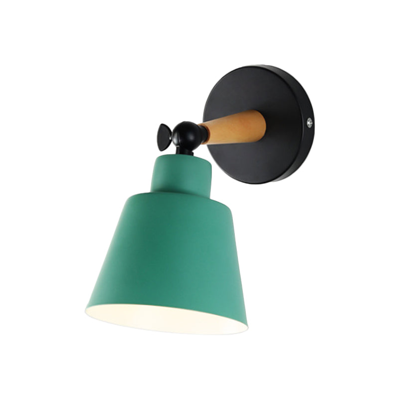 Vivolux | Macaron Loft Eimer Wandleuchte Drehbar Ein Kopf Metall Wandlampe für Restaurant Hotel