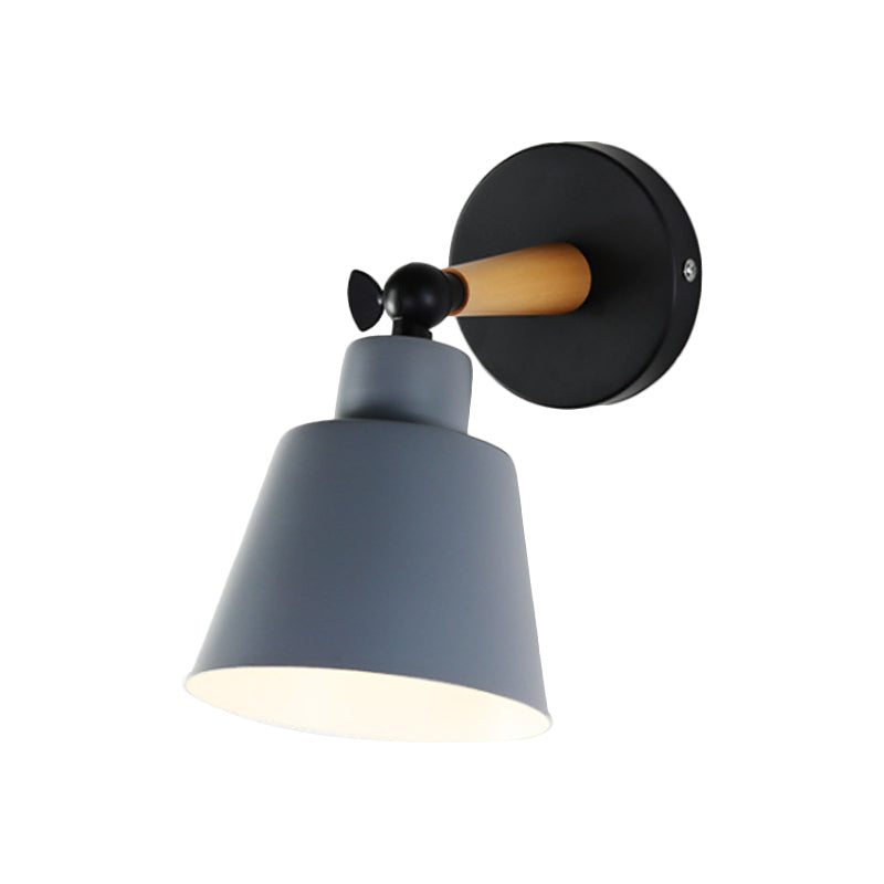 Vivolux | Macaron Loft Eimer Wandleuchte Drehbar Ein Kopf Metall Wandlampe für Restaurant Hotel