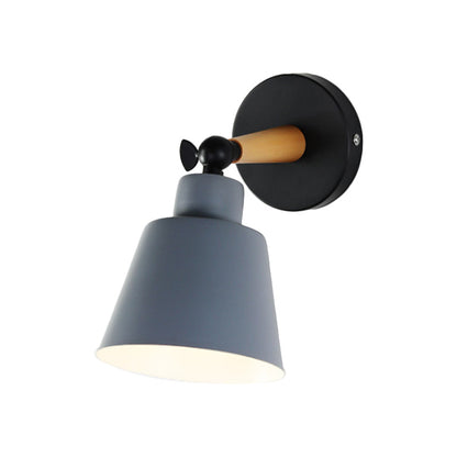 Vivolux | Macaron Loft Eimer Wandleuchte Drehbar Ein Kopf Metall Wandlampe für Restaurant Hotel