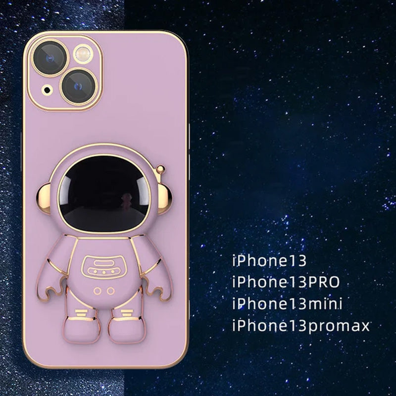 Vivolux | 6D Plating Astronaut Versteckte Ständerhülle für iPhone