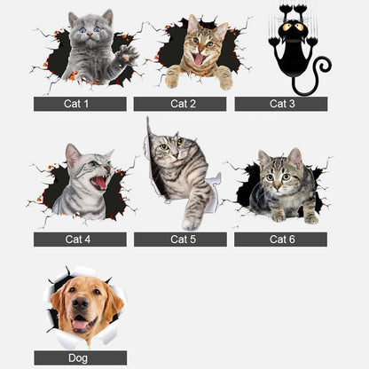 Vivolux | 3D-Simulation Süße kreative Autoaufkleber