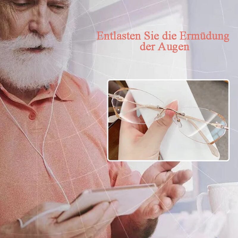 Vivolux | Modische randlose Anti-Blaulicht Lesebrille