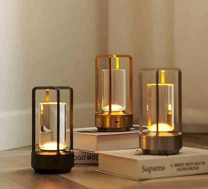 Vivolux | Wasserdichte und Tragbare Kristall-Tischlampe - AuroraGlow