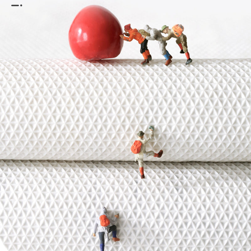 Vivolux | Feblilac Get Naked Weiße Boden Badezimmermatte, 50x80cm Badezimmerteppich, Plüsch wasserabsorbierend, rutschfeste Toilettamatte, Kunst Badezimmermatten, Beste Badteppiche