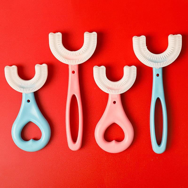 Vivolux | 360° Kinder U-förmige Zahnbürste