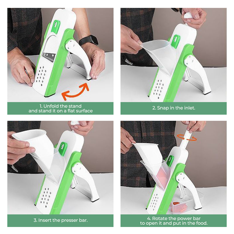 Vivolux | Verstellbarer sicherer Gemüseschneider