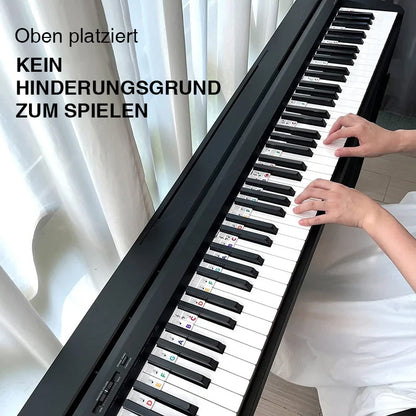 Vivolux Klaviertastatur Notenetiketten
